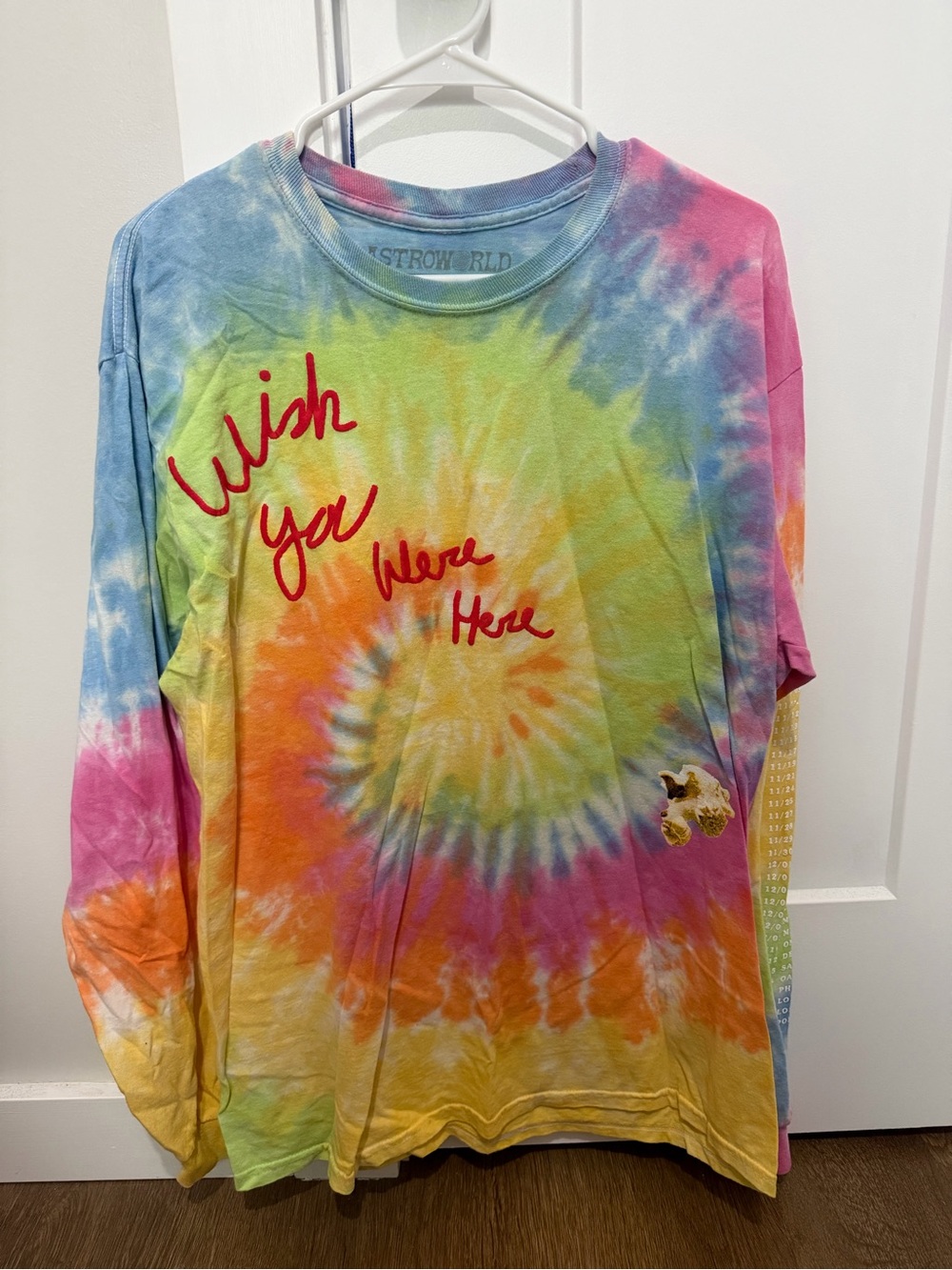 Travis Scott Astroworld long sleeve tee